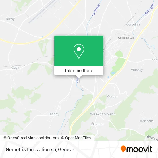 Gemetris Innovation sa map
