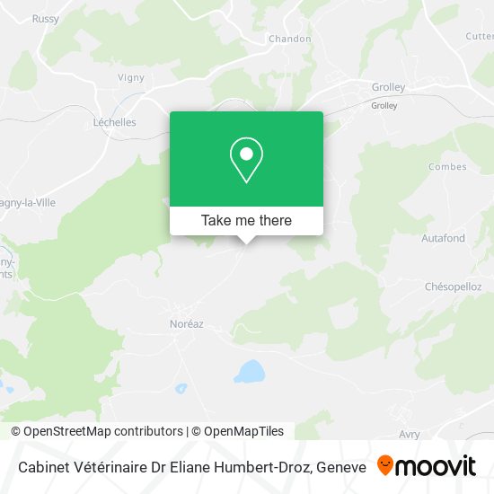 Cabinet Vétérinaire Dr Eliane Humbert-Droz map
