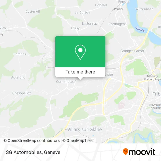 SG Automobiles map