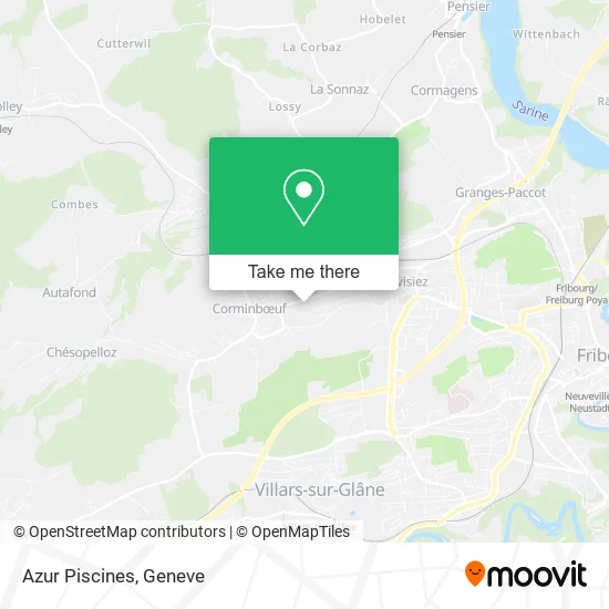 Azur Piscines map