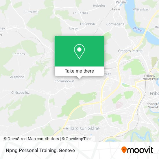 Npng Personal Training map