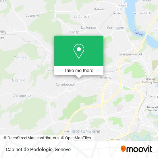 Cabinet de Podologie map
