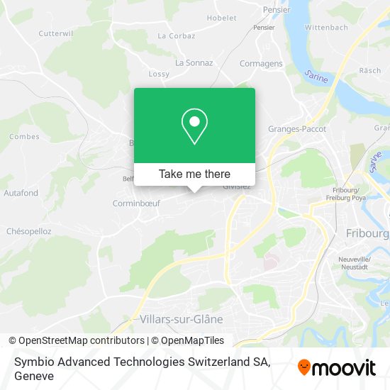 Symbio Advanced Technologies Switzerland SA map