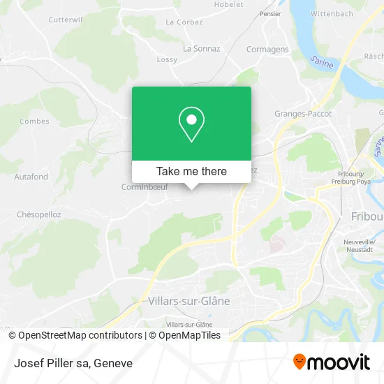 Josef Piller sa map
