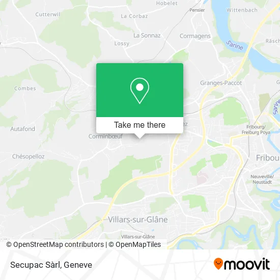 Secupac Sàrl map