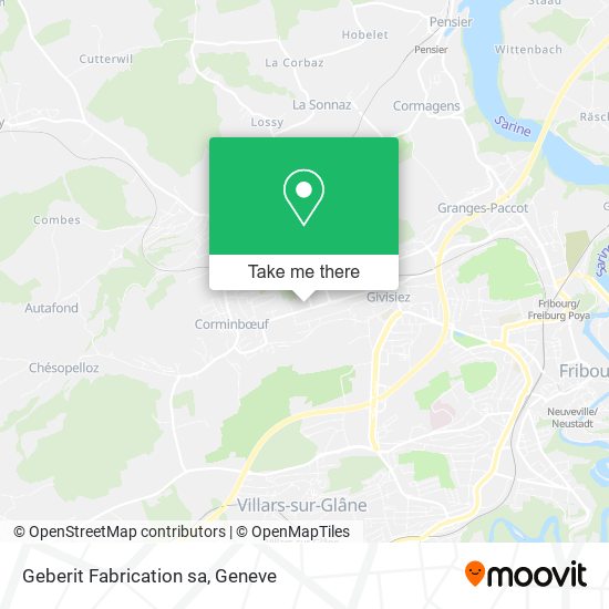 Geberit Fabrication sa map