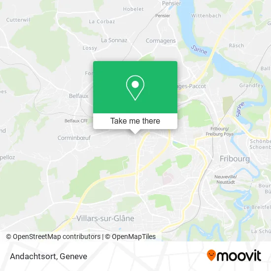 Andachtsort map