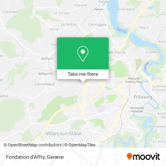 Fondation d'Affry map