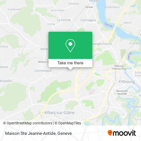 Maison Ste Jeanne-Antide map