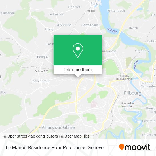 Le Manoir Résidence Pour Personnes plan