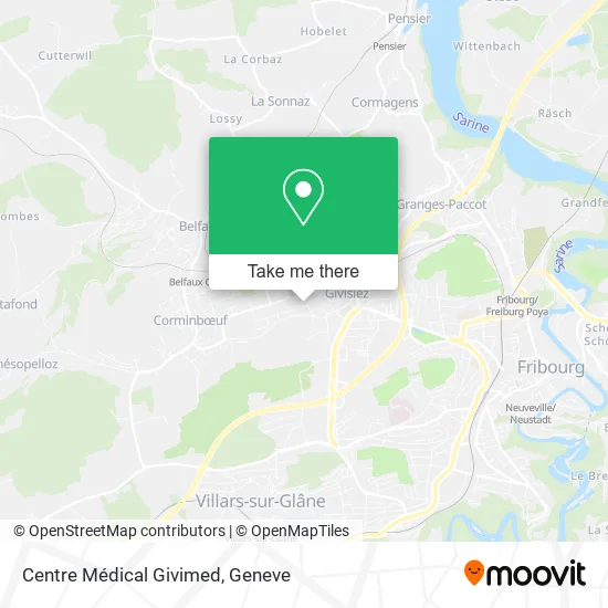 Centre Médical Givimed map