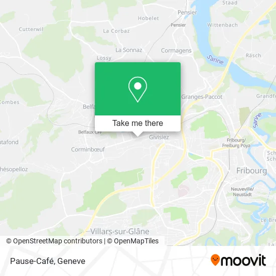 Pause-Café map