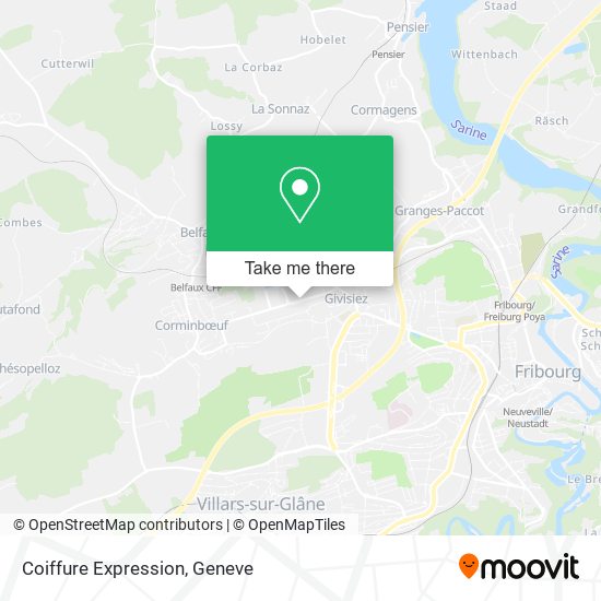Coiffure Expression map