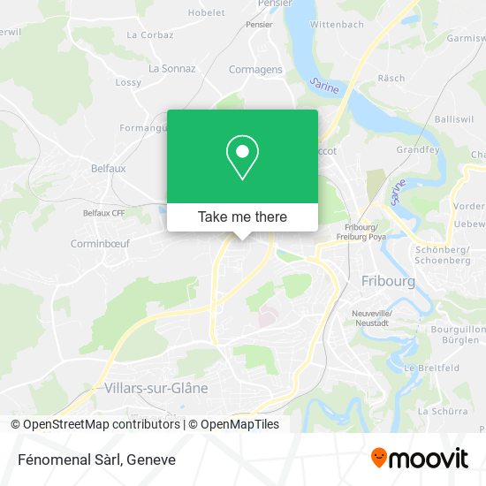 Fénomenal Sàrl map
