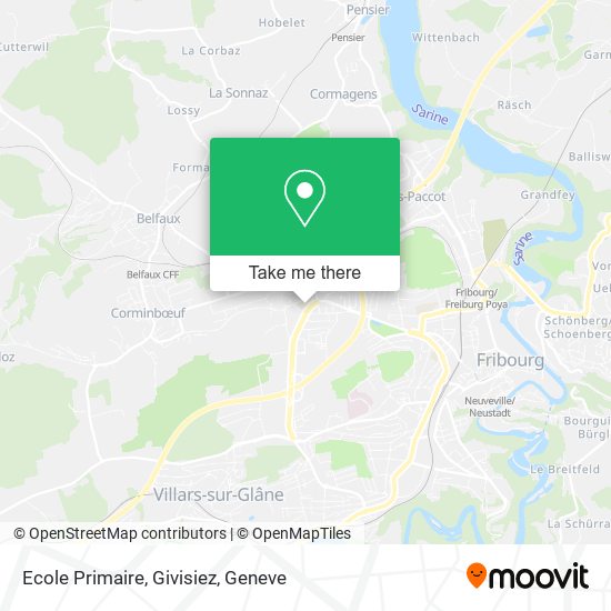 Ecole Primaire, Givisiez map