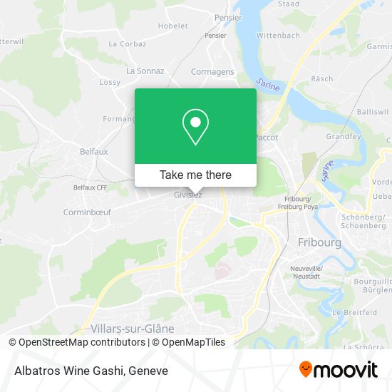 Albatros Wine Gashi map