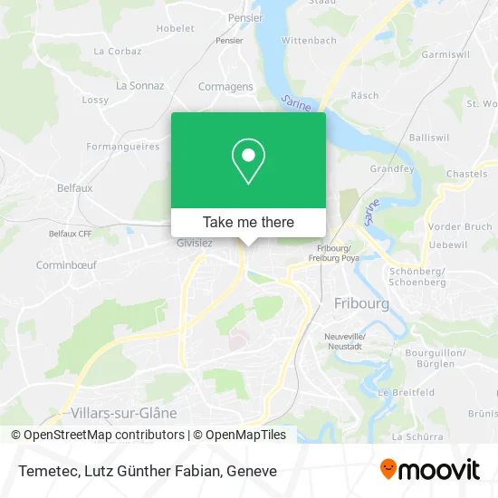 Temetec, Lutz Günther Fabian map