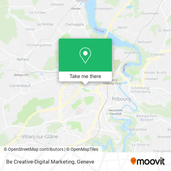 Be Creative-Digital Marketing map