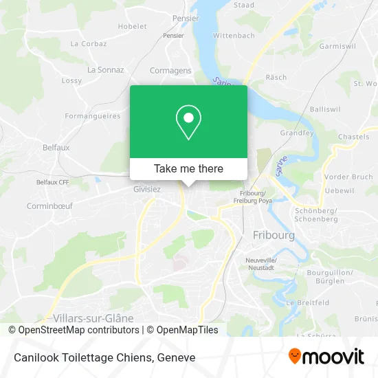 Canilook Toilettage Chiens map