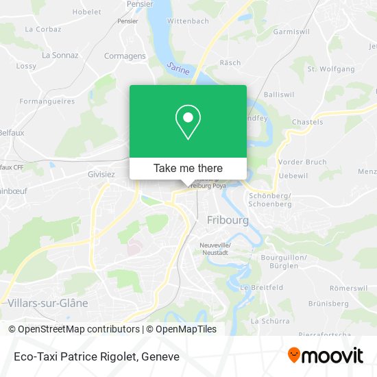 Eco-Taxi Patrice Rigolet map