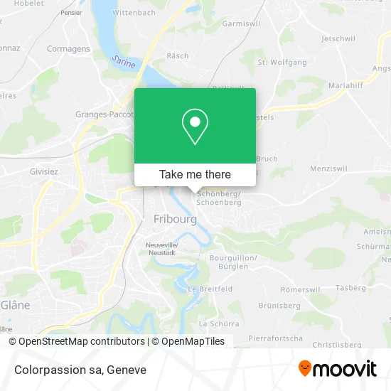 Colorpassion sa map