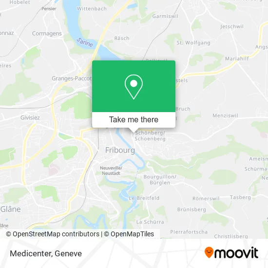 Medicenter map