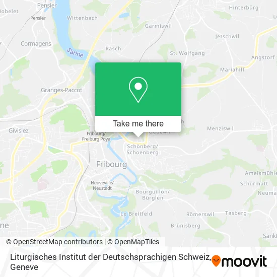 Liturgisches Institut der Deutschsprachigen Schweiz map