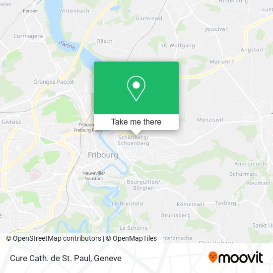 Cure Cath. de St. Paul map