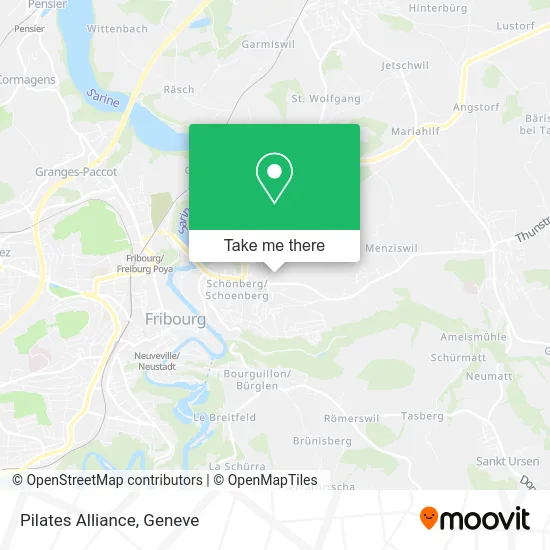 Pilates Alliance map