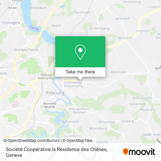 Société Coopérative la Résidence des Chênes map