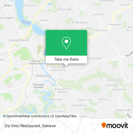 Da Vinci Restaurant map