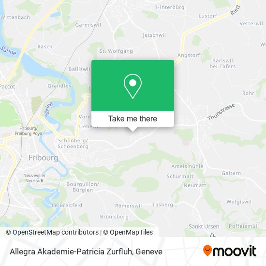 Allegra Akademie-Patricia Zurfluh map