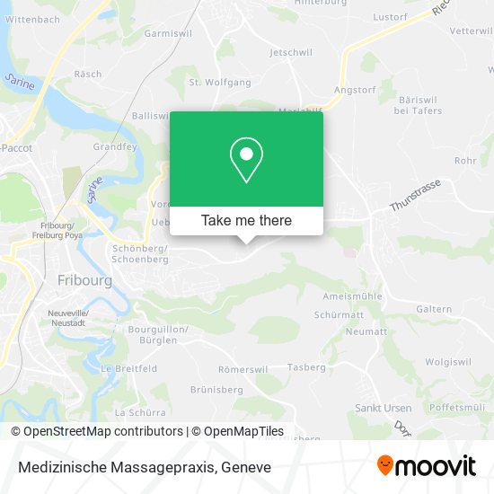 Medizinische Massagepraxis map