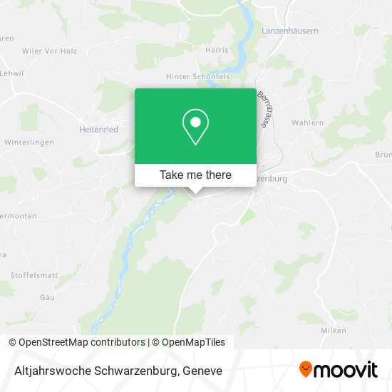 Altjahrswoche Schwarzenburg map
