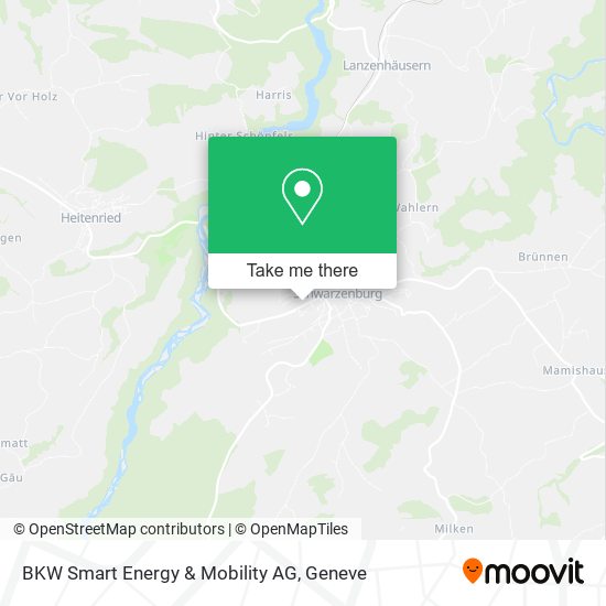 BKW Smart Energy & Mobility AG map