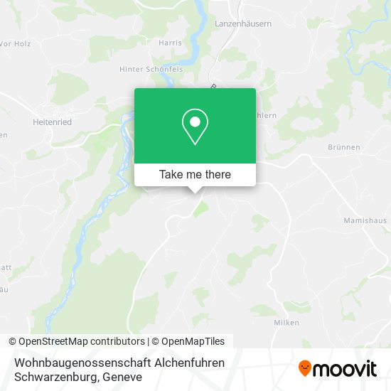 Wohnbaugenossenschaft Alchenfuhren Schwarzenburg plan