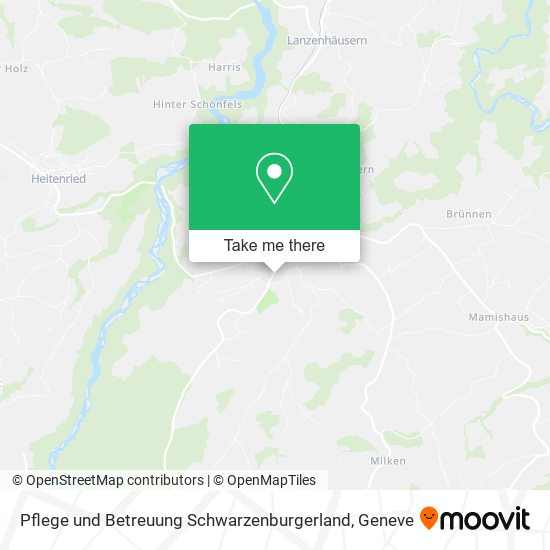 Pflege und Betreuung Schwarzenburgerland map