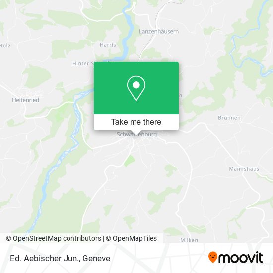 Ed. Aebischer Jun. map