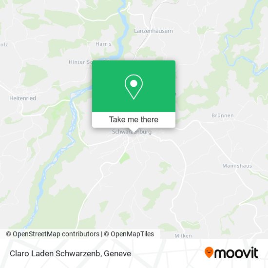 Claro Laden Schwarzenb map