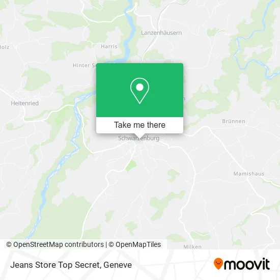 Jeans Store Top Secret map