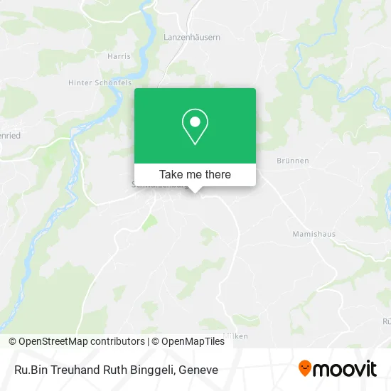 Ru.Bin Treuhand Ruth Binggeli map