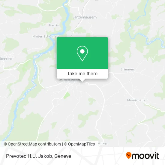 Prevotec H.U. Jakob map