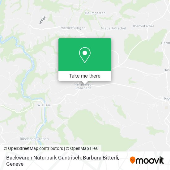Backwaren Naturpark Gantrisch, Barbara Bitterli map