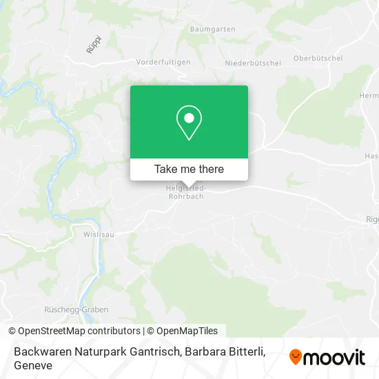 Backwaren Naturpark Gantrisch, Barbara Bitterli map