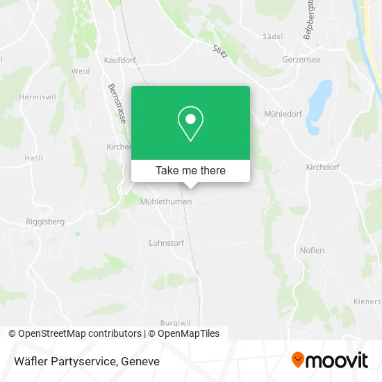 Wäfler Partyservice map
