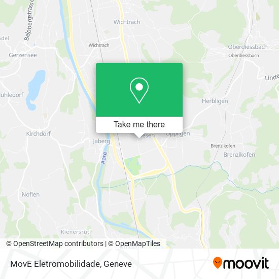 MovE Eletromobilidade map