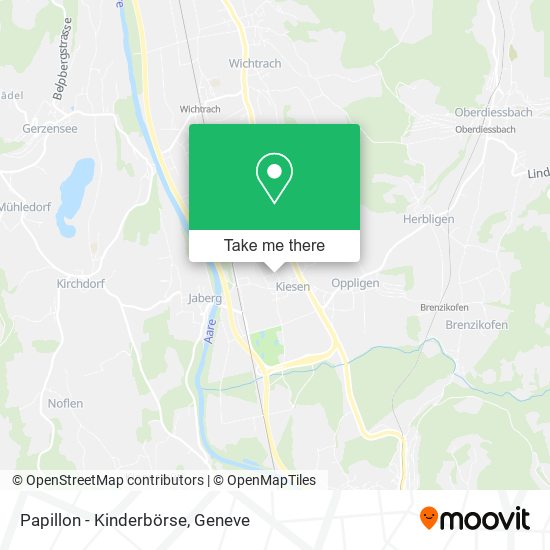 Papillon - Kinderbörse map