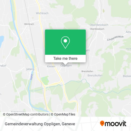 Gemeindeverwaltung Oppligen map