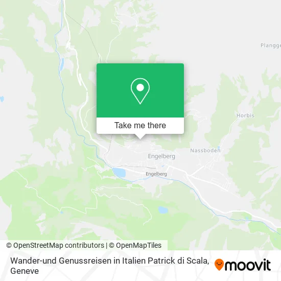 Wander-und Genussreisen in Italien Patrick di Scala map