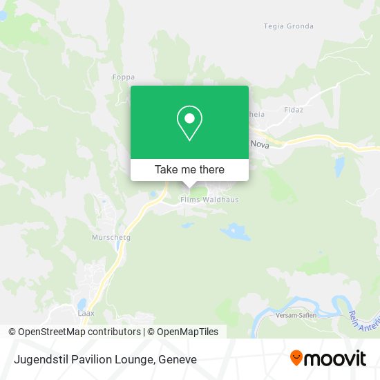 Jugendstil Pavilion Lounge map